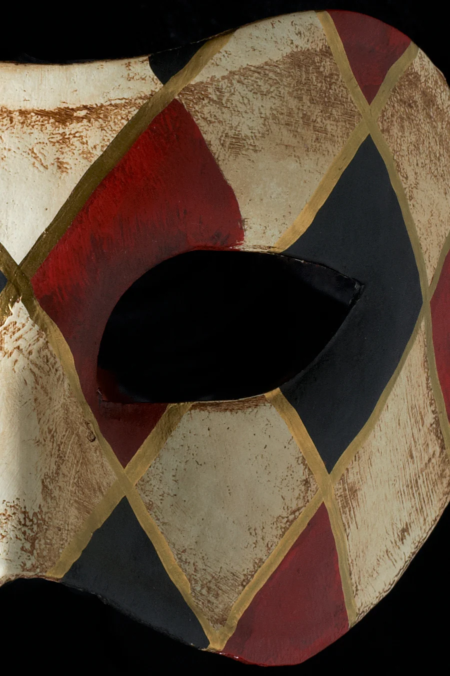 Civetta a Rombi Rosso & Nero - Image 3