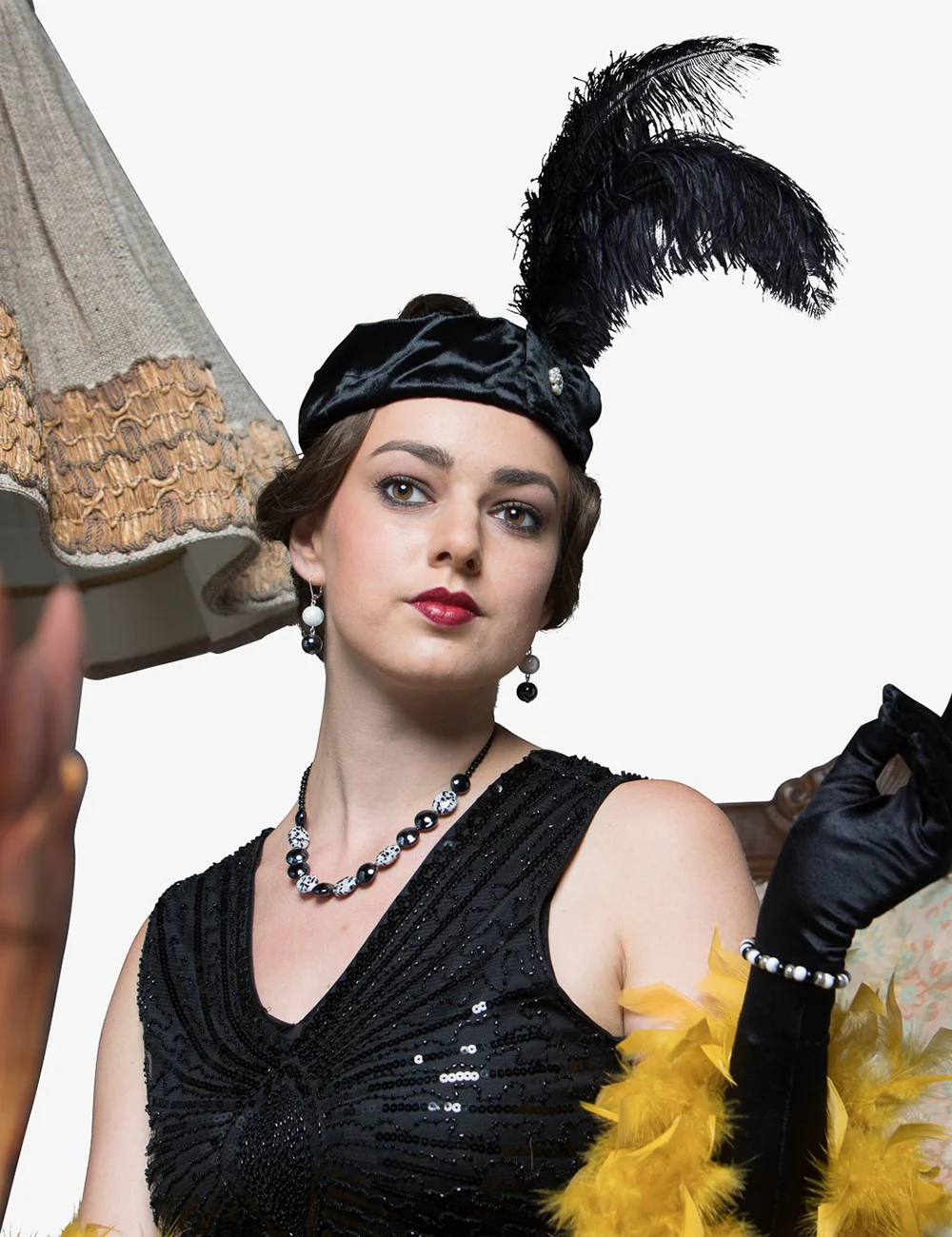 Fascia Charleston Con Piuma - Image 4