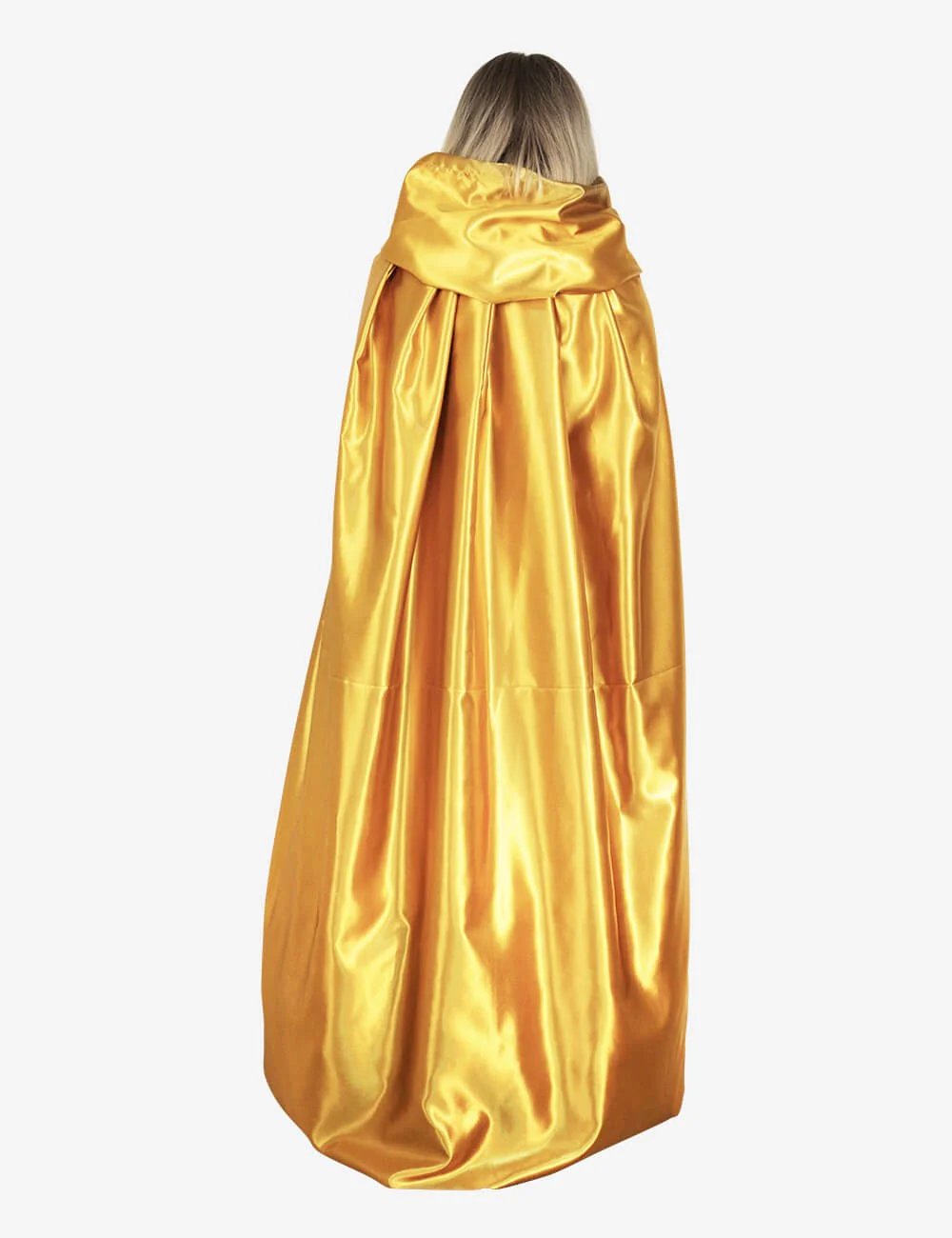 Mantello Unisex Con Cappuccio - Giallo - Image 5