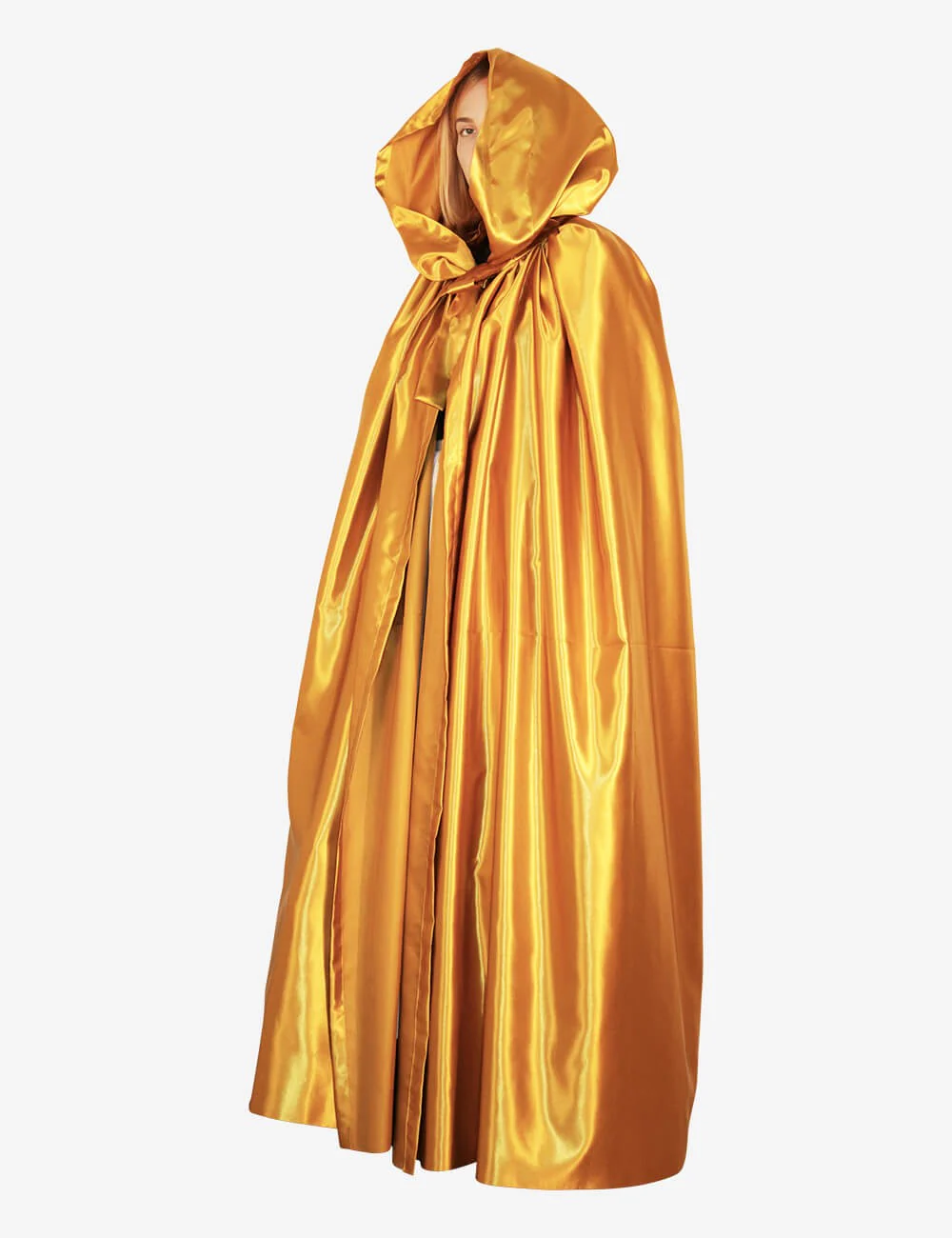 Mantello Unisex Con Cappuccio - Giallo - Image 6