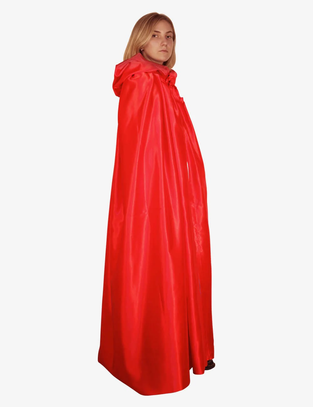 Mantello Unisex Con Cappuccio - Rosso - Image 4