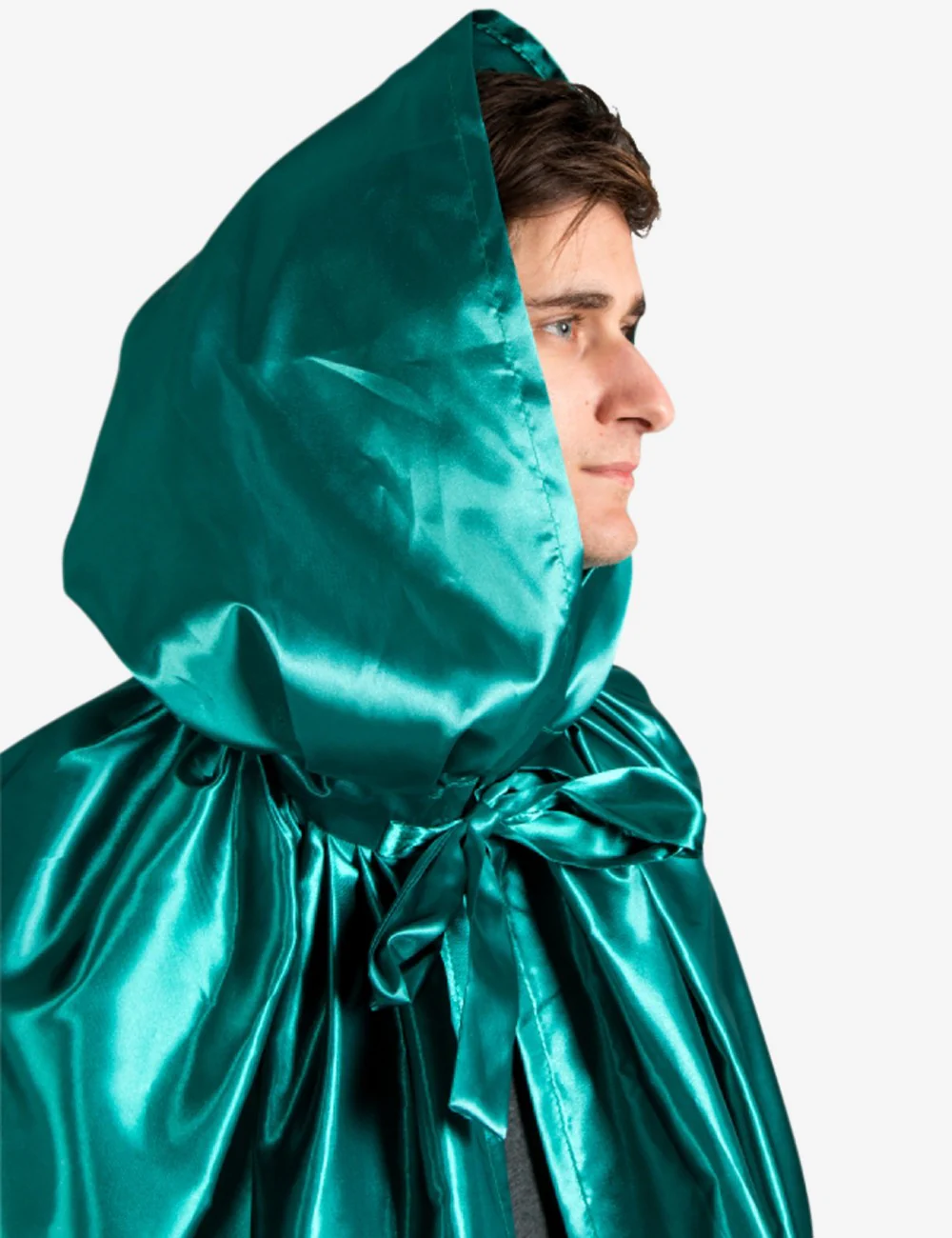 Mantello Unisex Con Cappuccio - Turchese - Image 3
