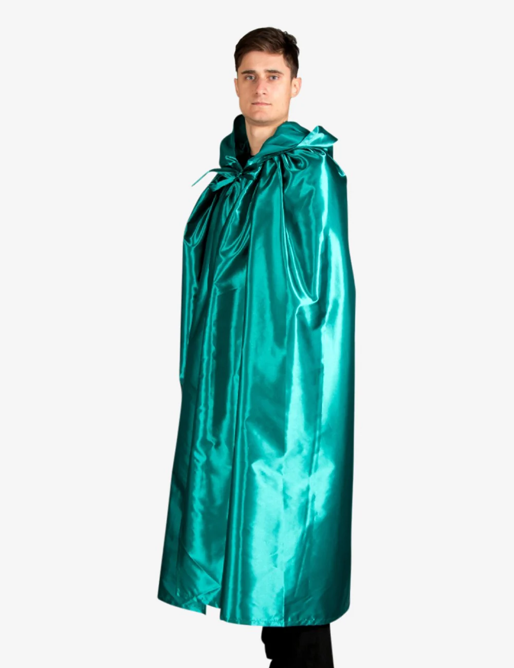 Mantello Unisex Con Cappuccio - Turchese - Image 5