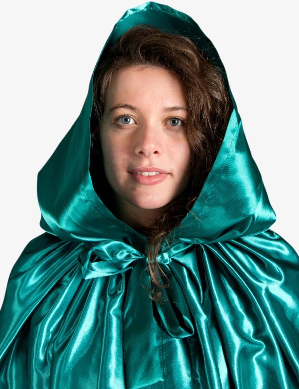 Mantello Unisex Con Cappuccio - Turchese - Image 6