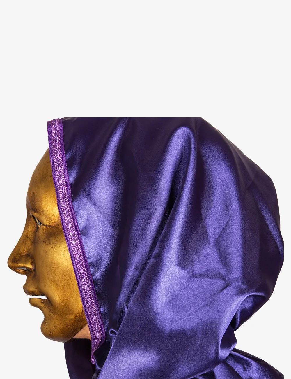 Mantello Unisex Con Cappuccio - Viola - Image 9